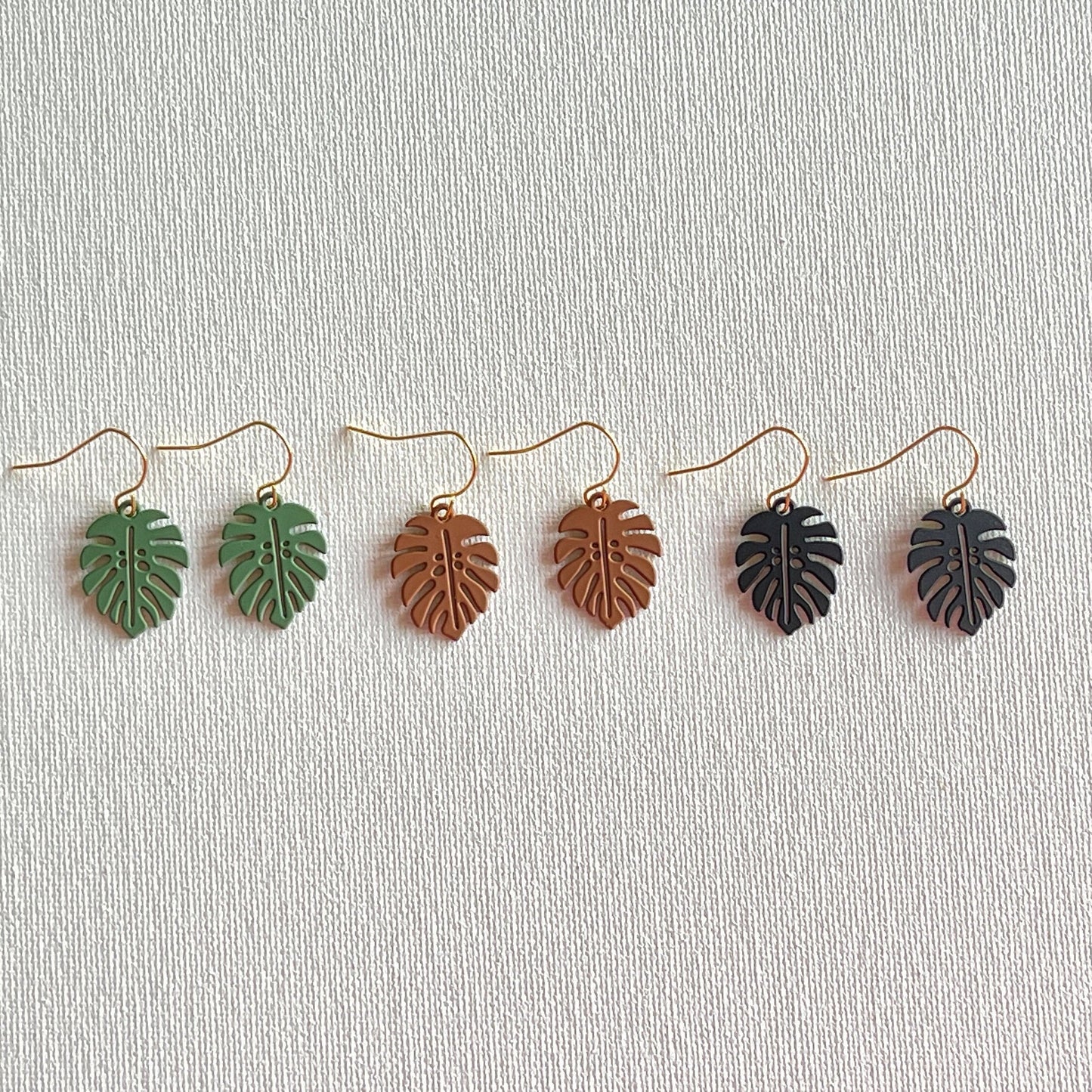 Tropical Leaf Earrings
