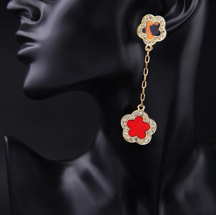 Double Flower Earrings