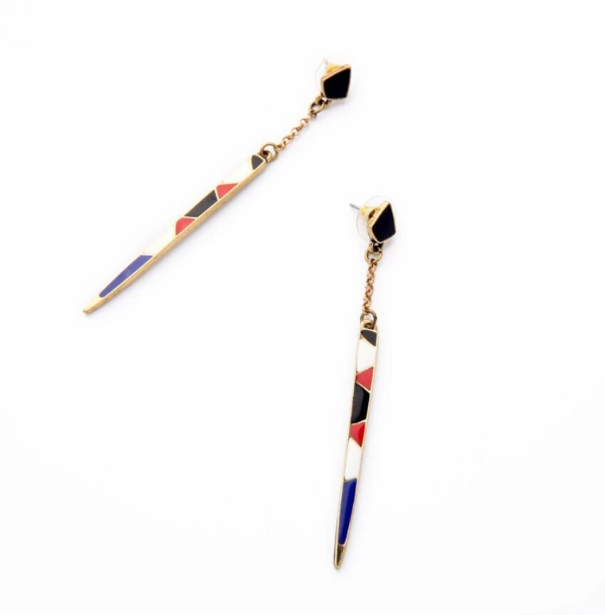Vintage Multicolor Earrings