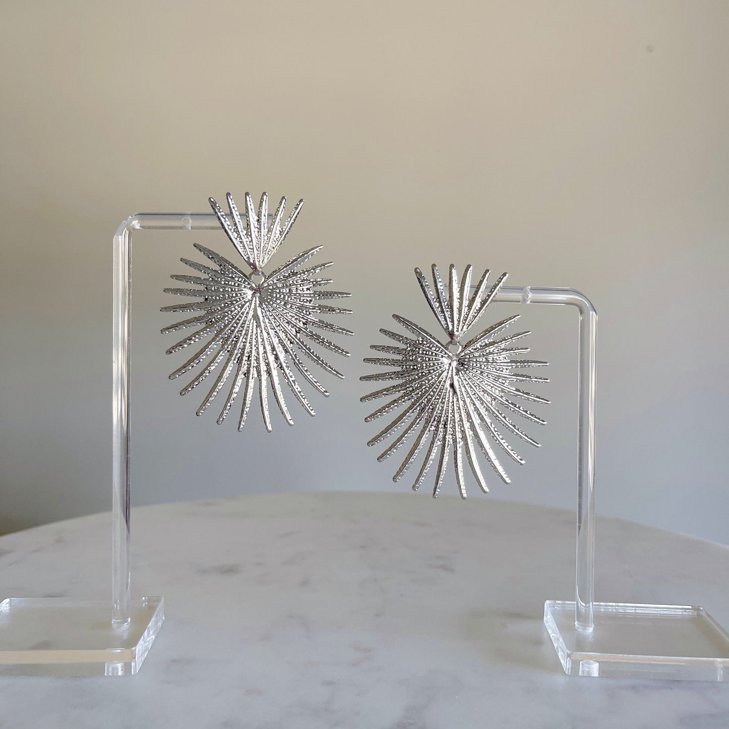 Silver Star Earrings