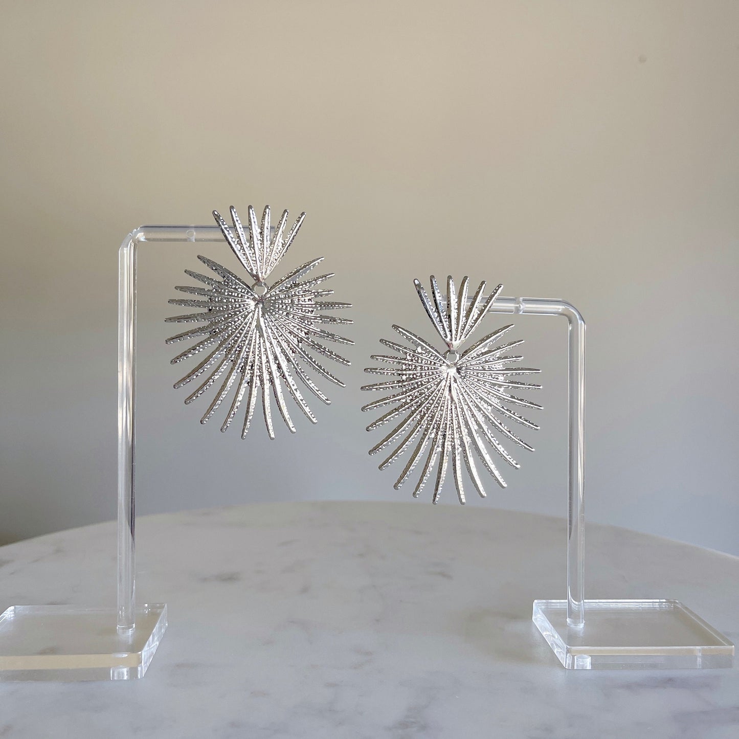 Silver Star Earrings