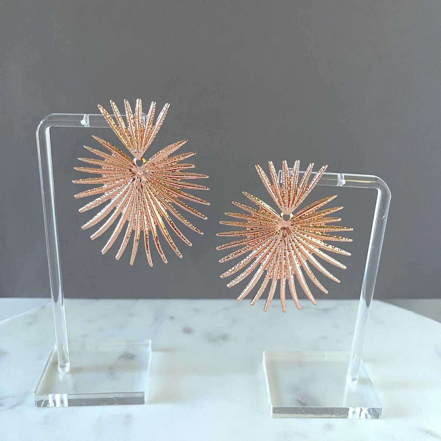 Celestial gold earrings