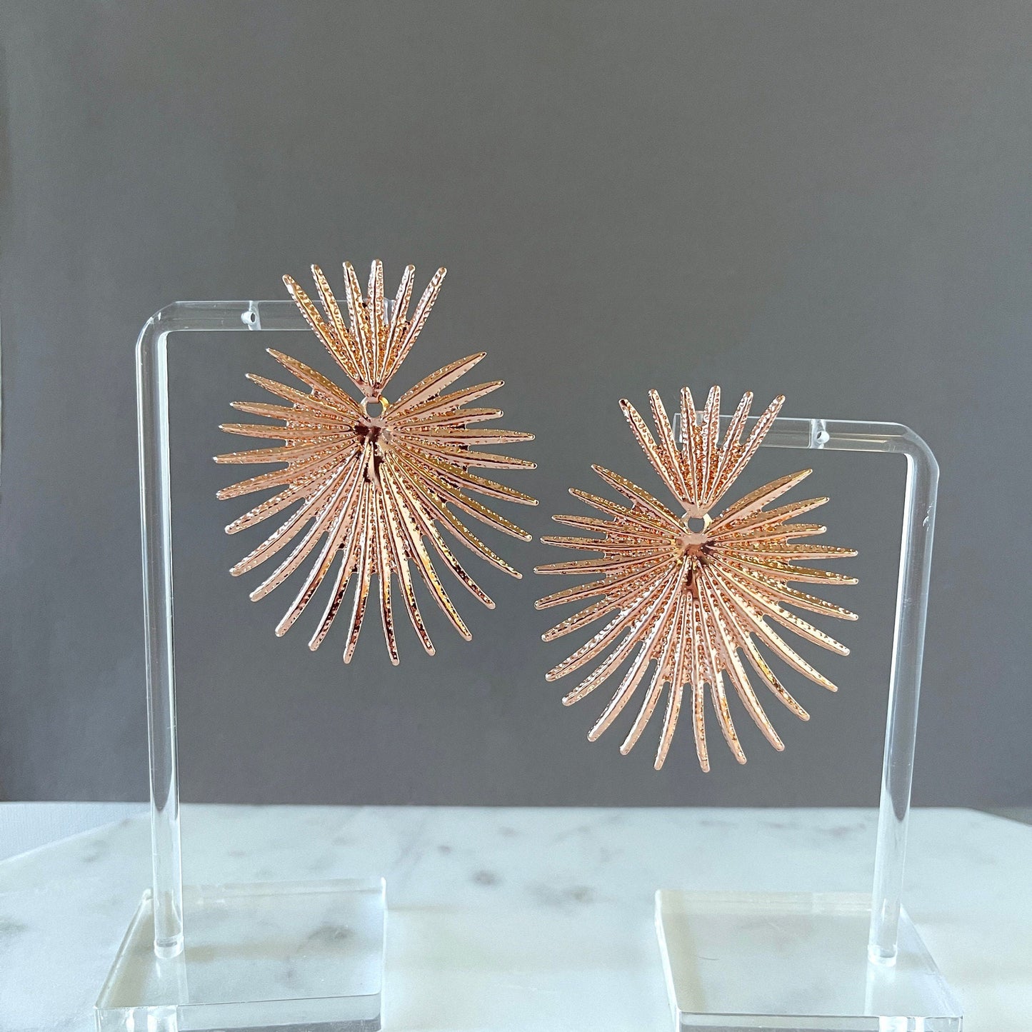 Celestial gold earrings