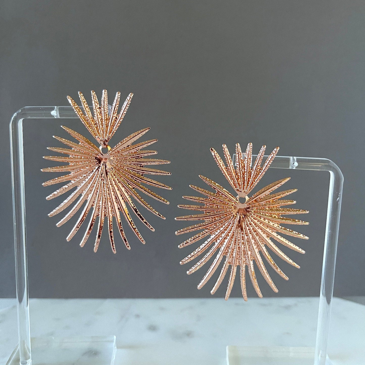 Celestial gold earrings