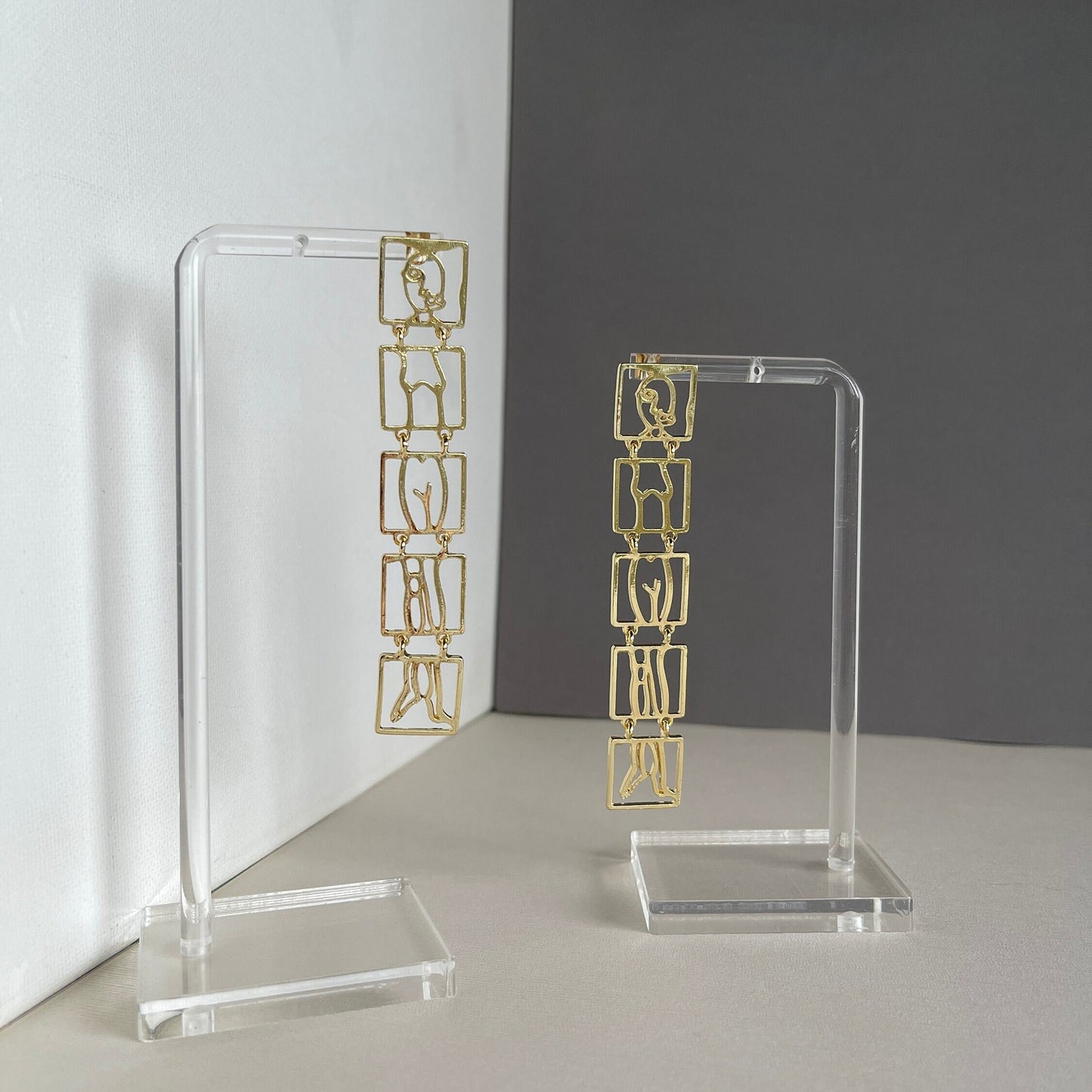 Female Silhouette Earrings