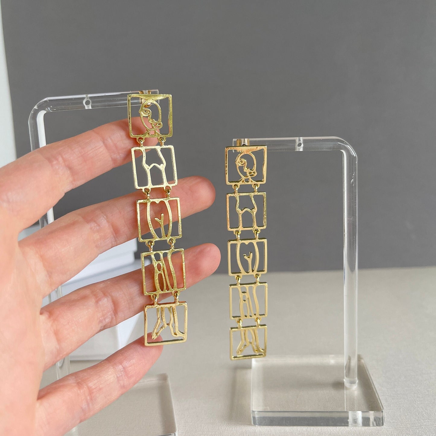 Female Silhouette Earrings