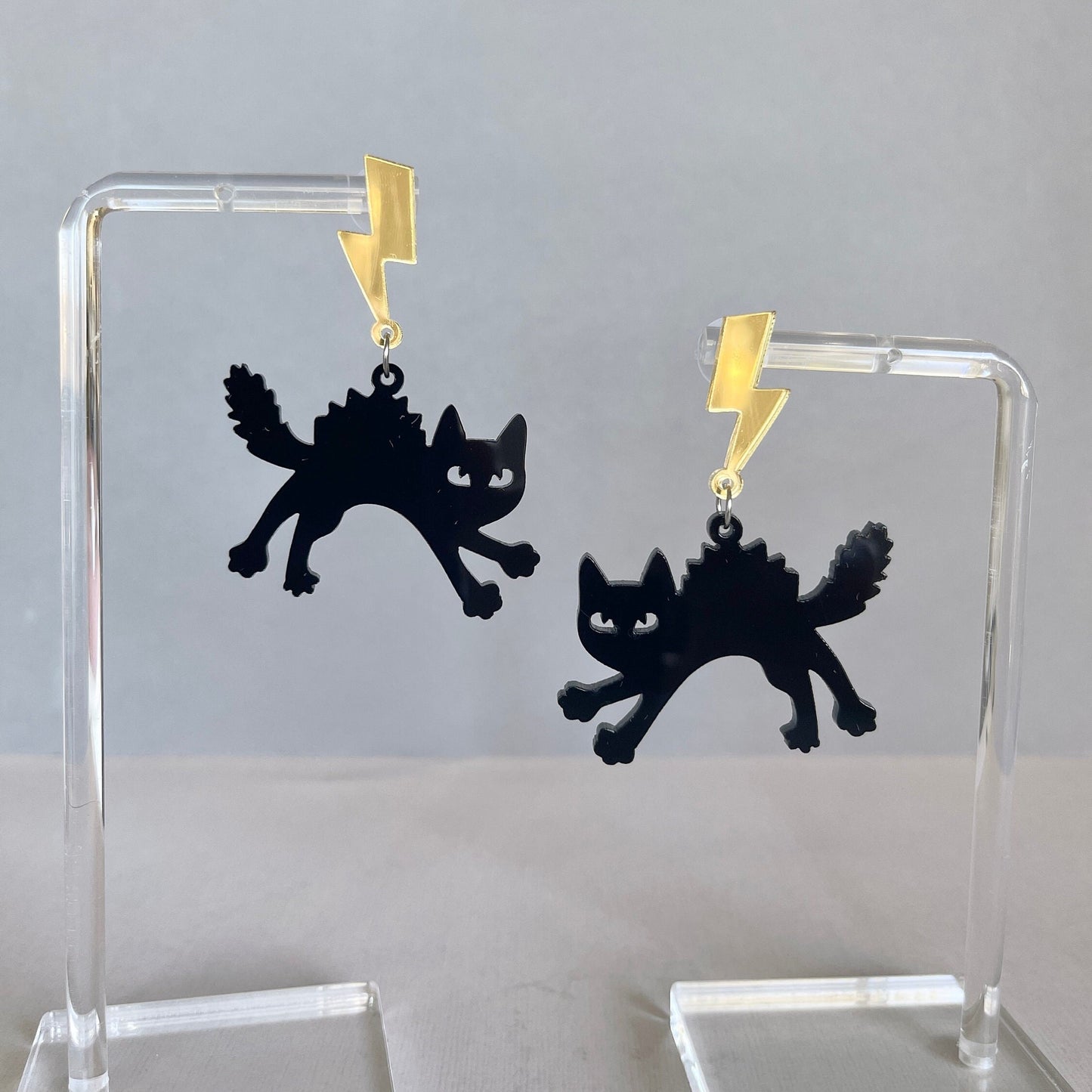 Black Cat Earrings