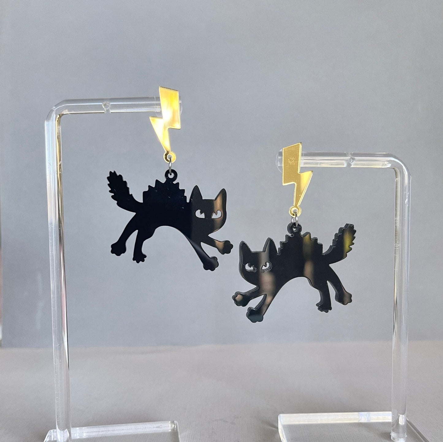 Black Cat Earrings