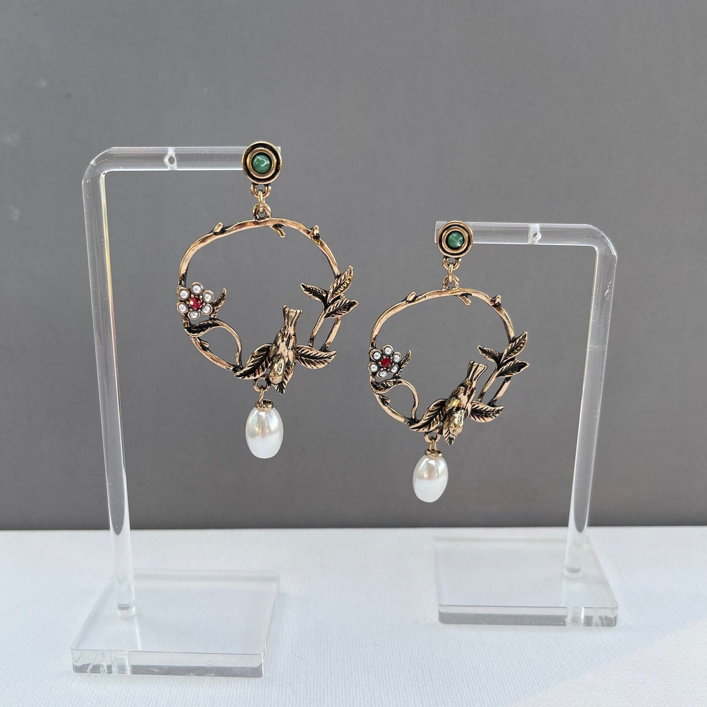 Bird On A Vine Earrings