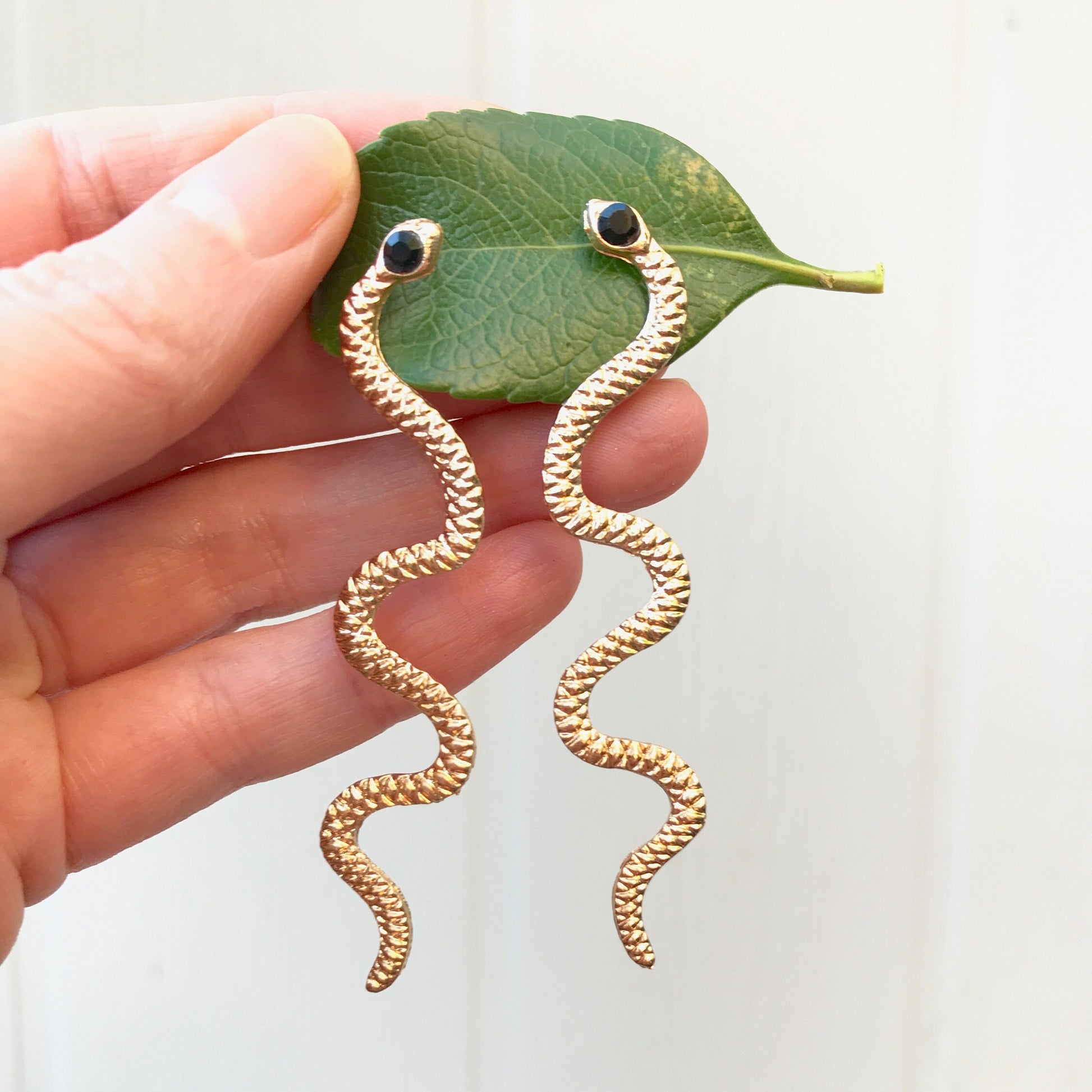 snake earrings
