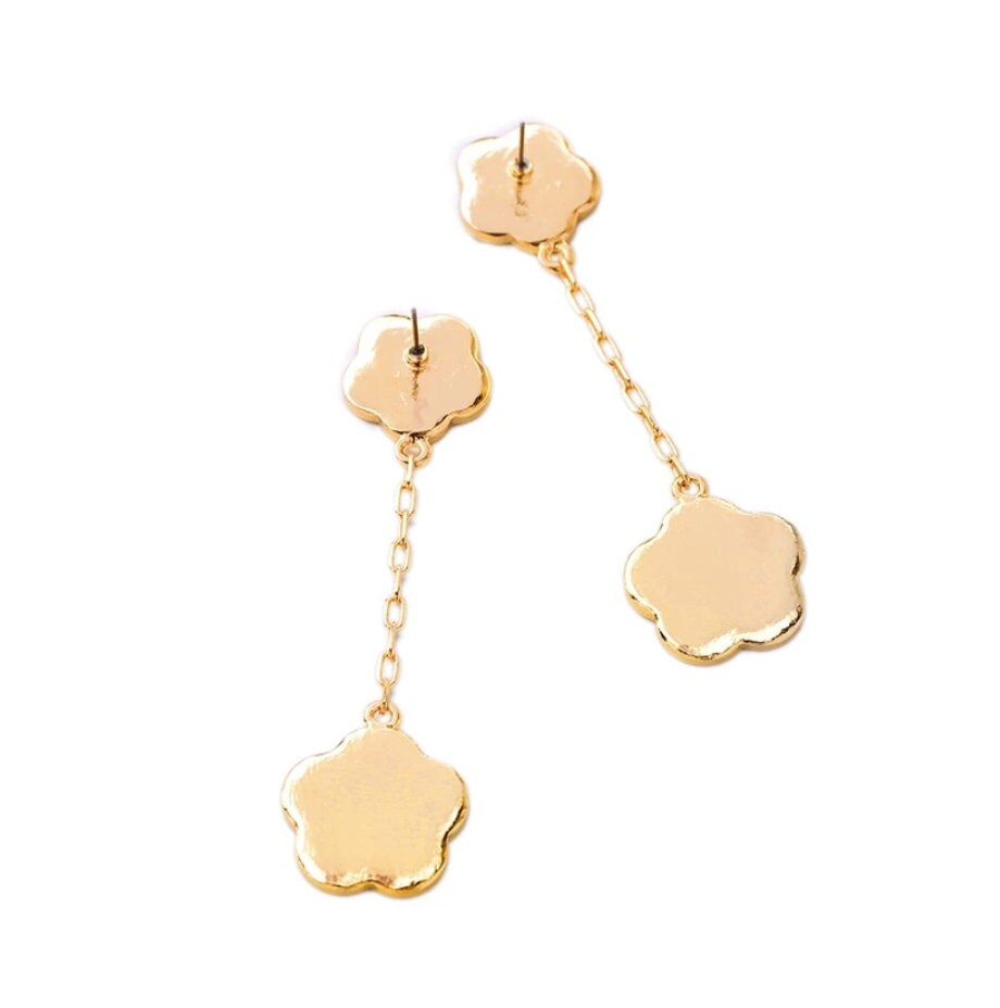 Double Flower Earrings