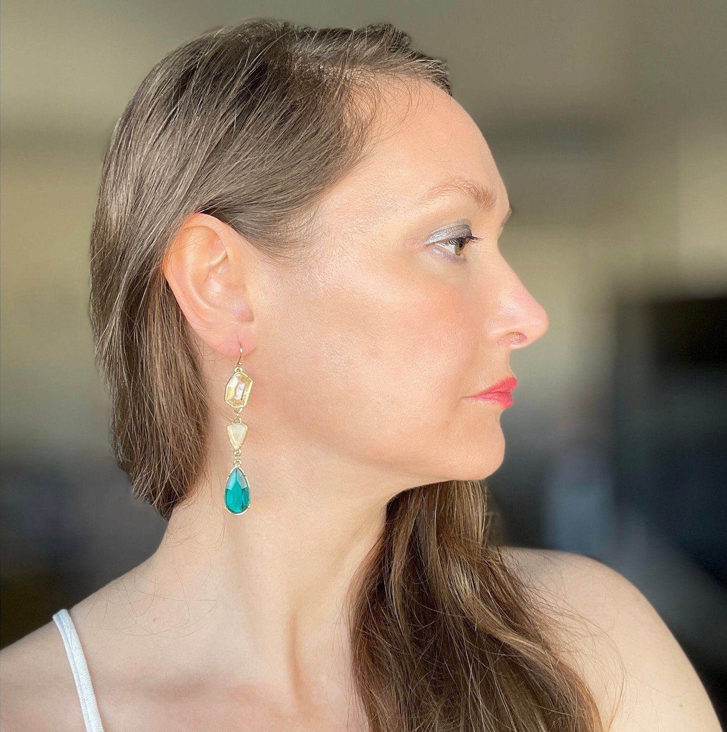 Aquamarine Drop Earrings