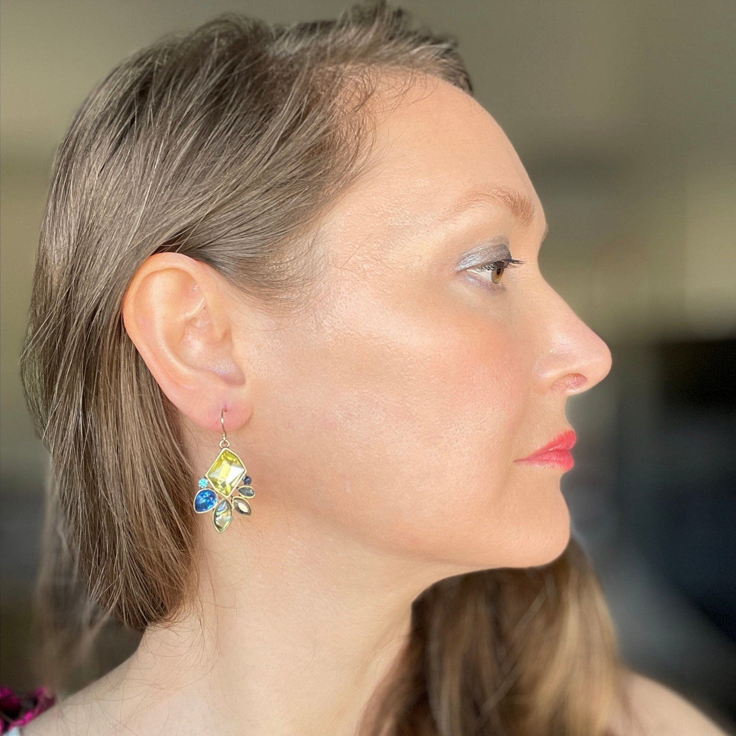 Colorful Crystal Earrings