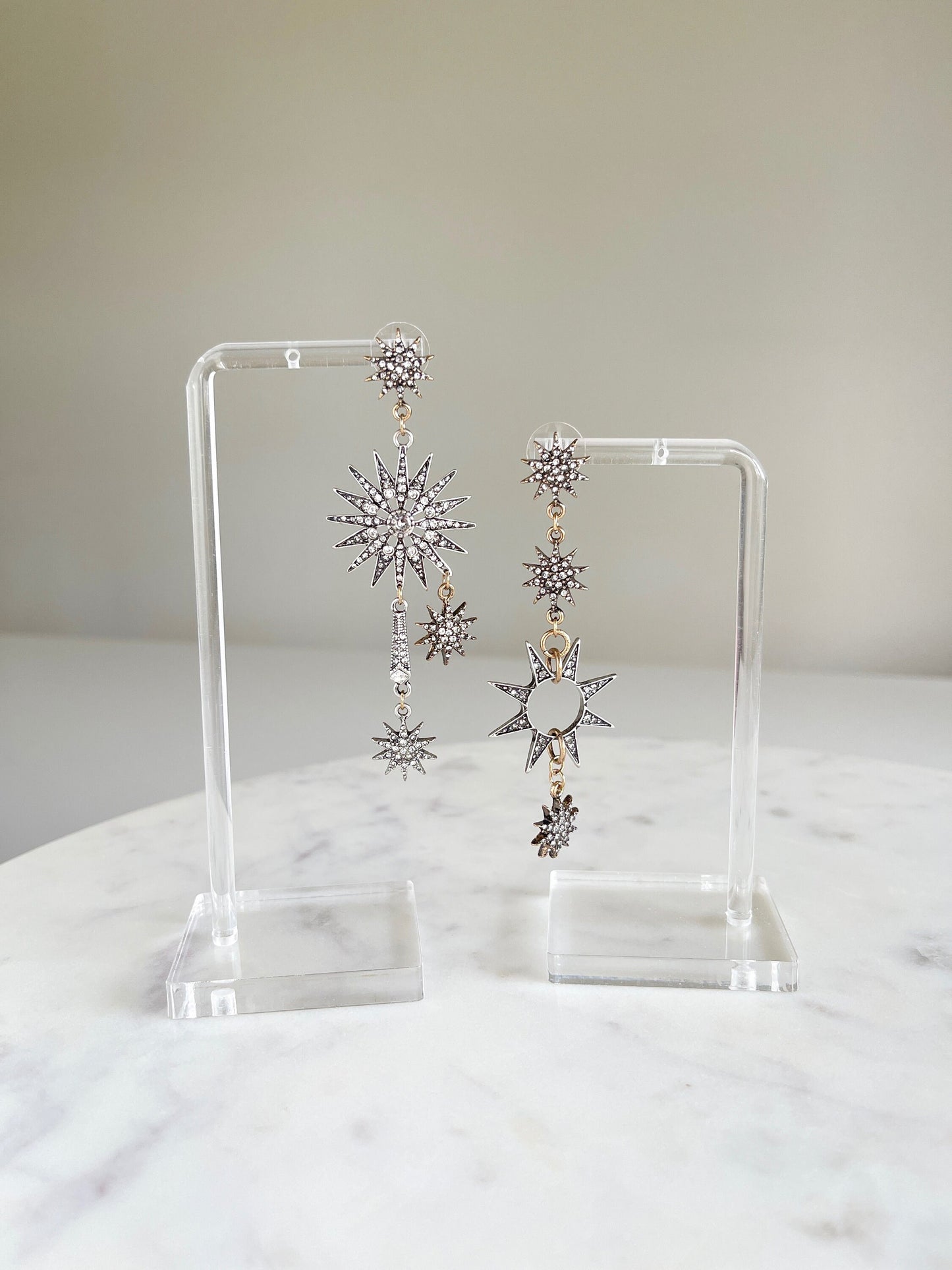 Celestial Silver Earrings