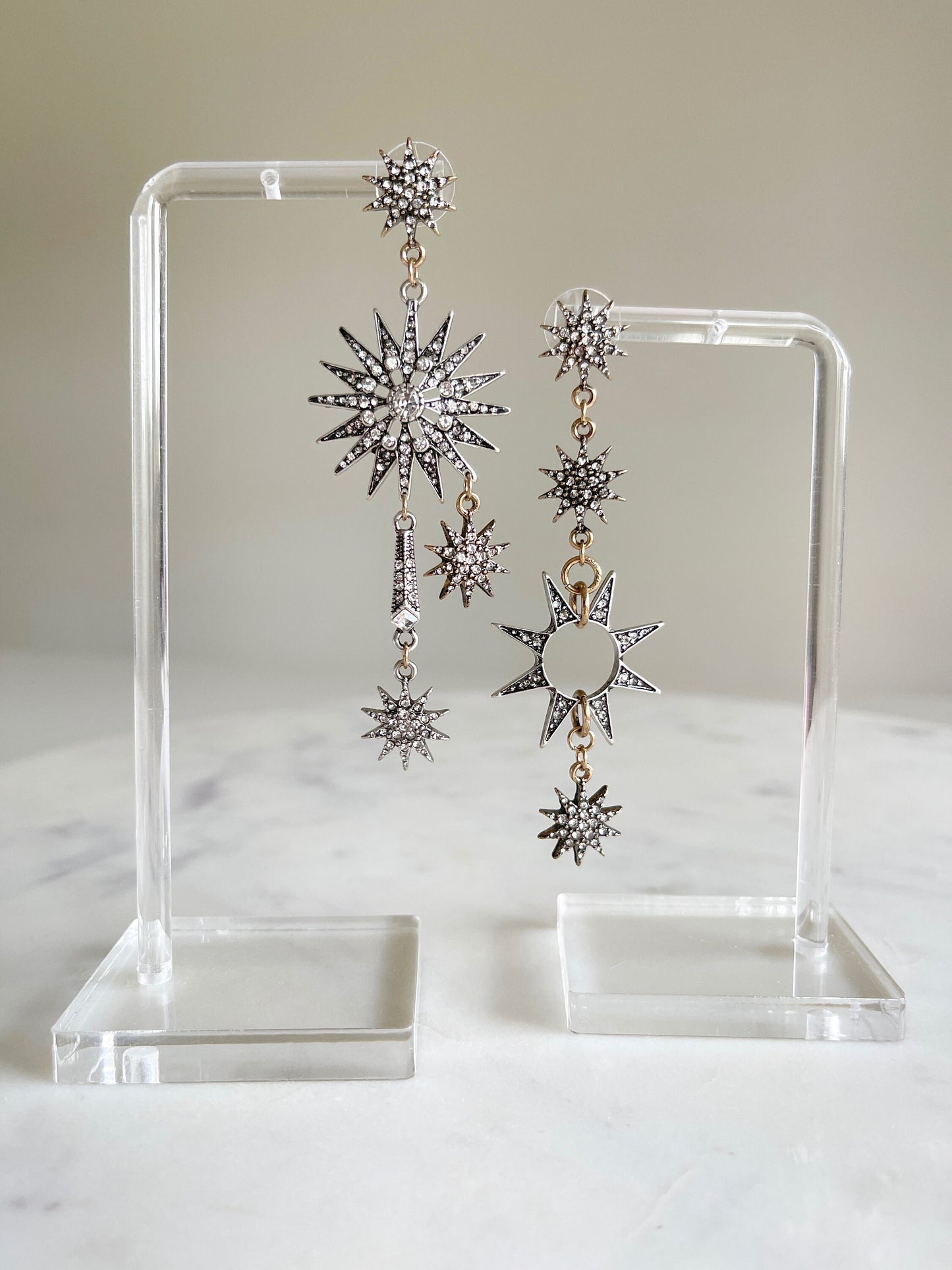 Celestial Silver Earrings