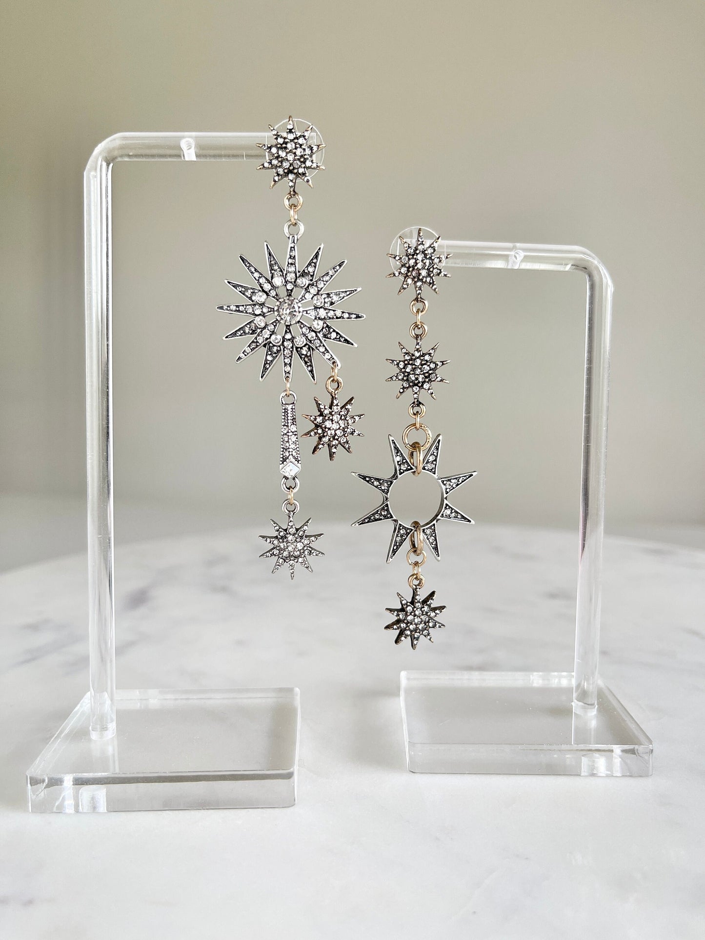 Celestial Silver Earrings