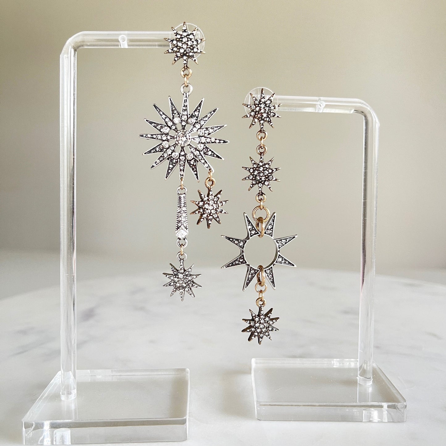 Celestial Silver Earrings