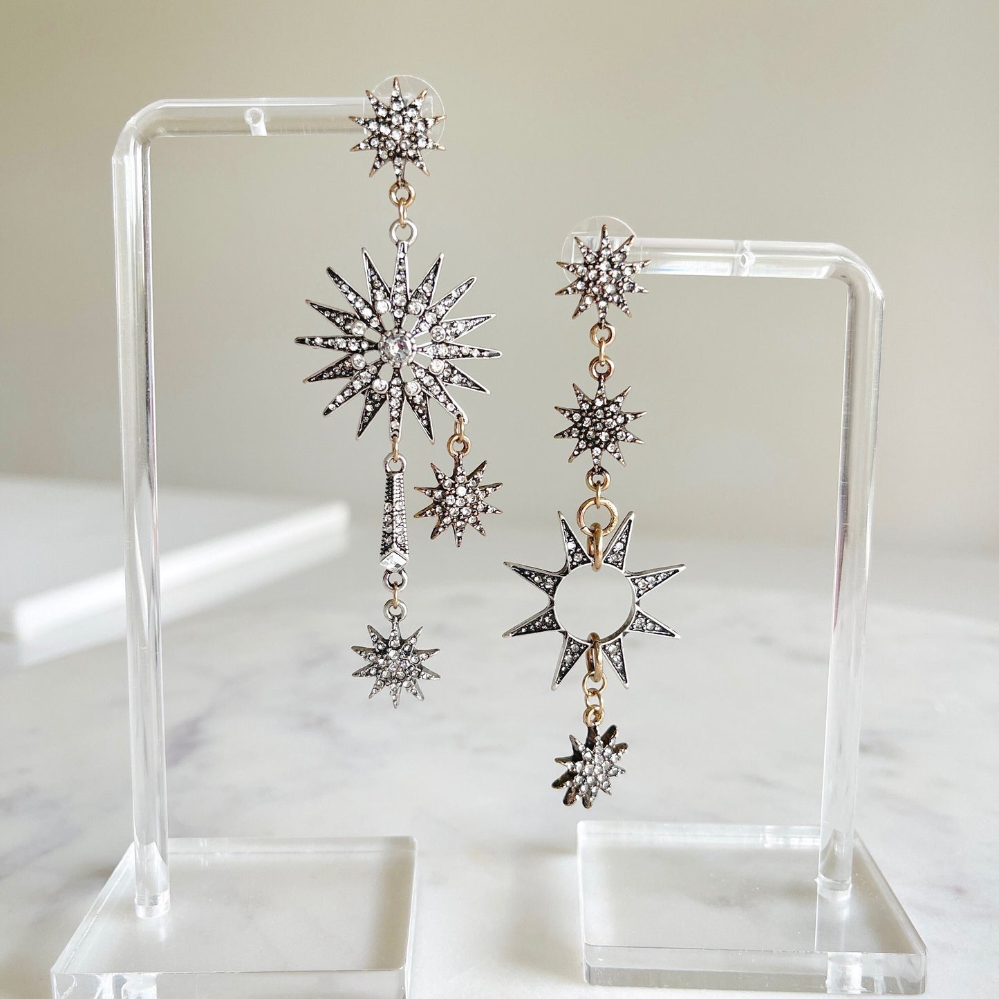 Celestial Silver Earrings