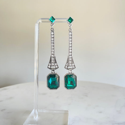 Emerald Green Earrings