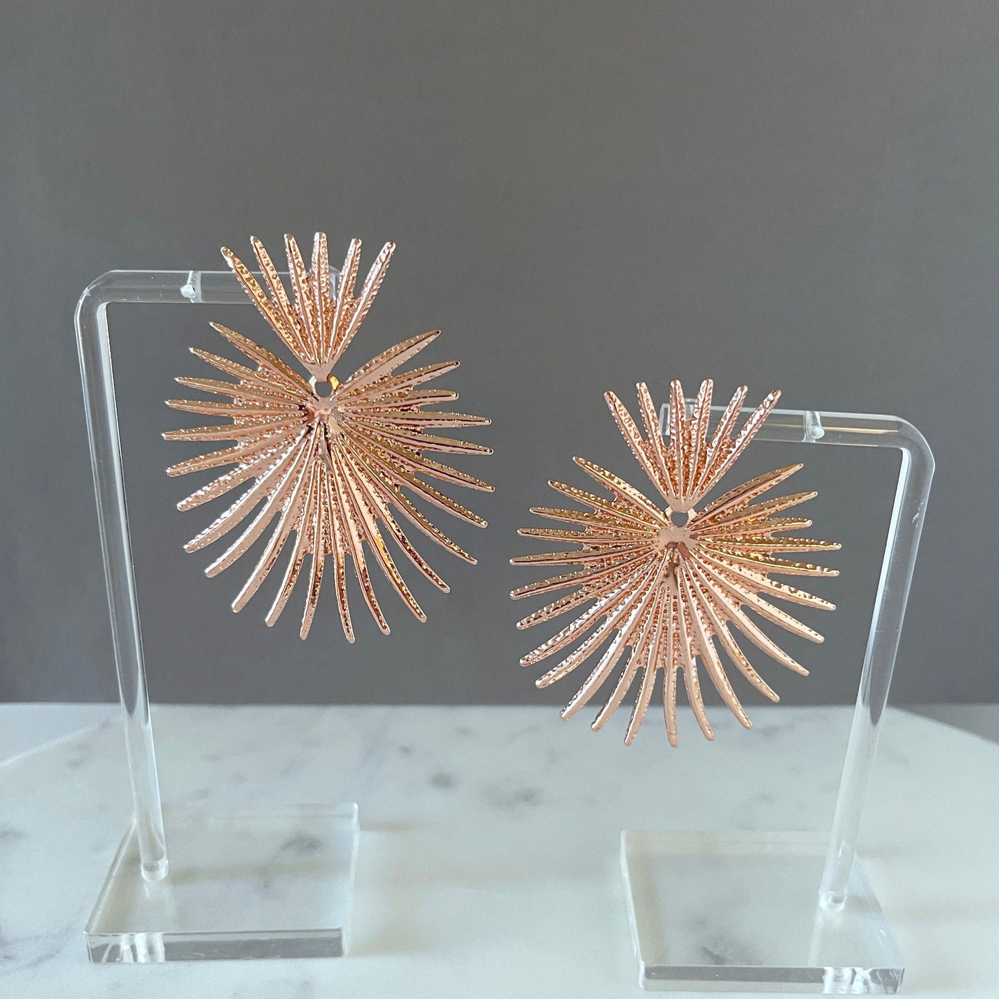 Celestial gold earrings