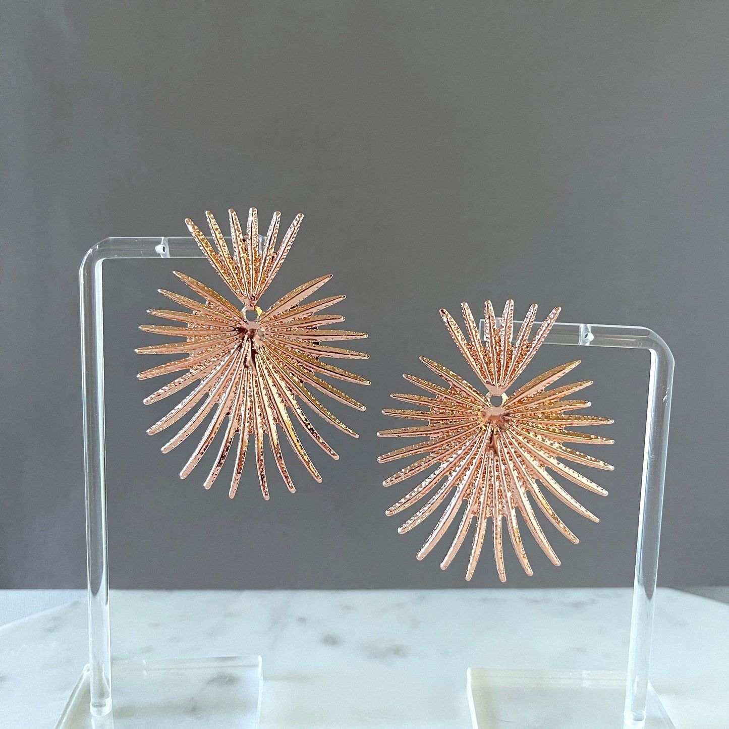 Celestial gold earrings