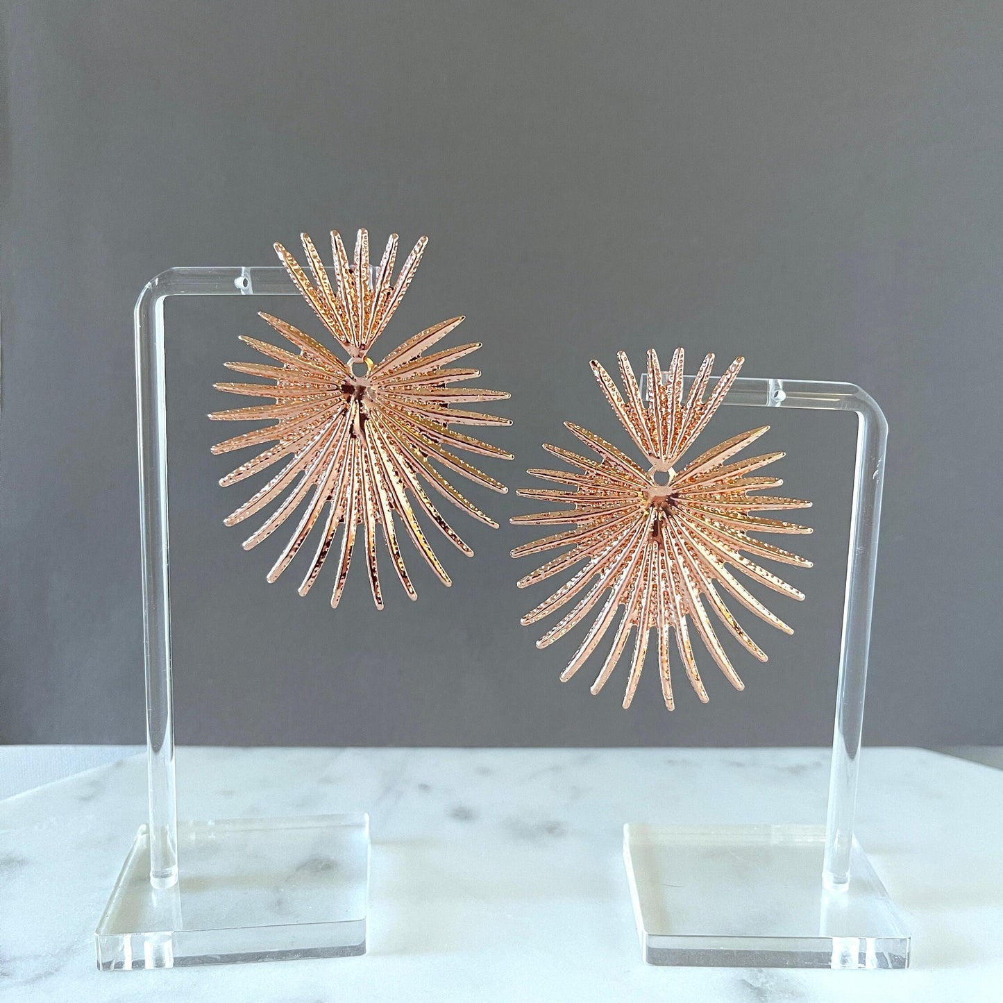 Celestial gold earrings