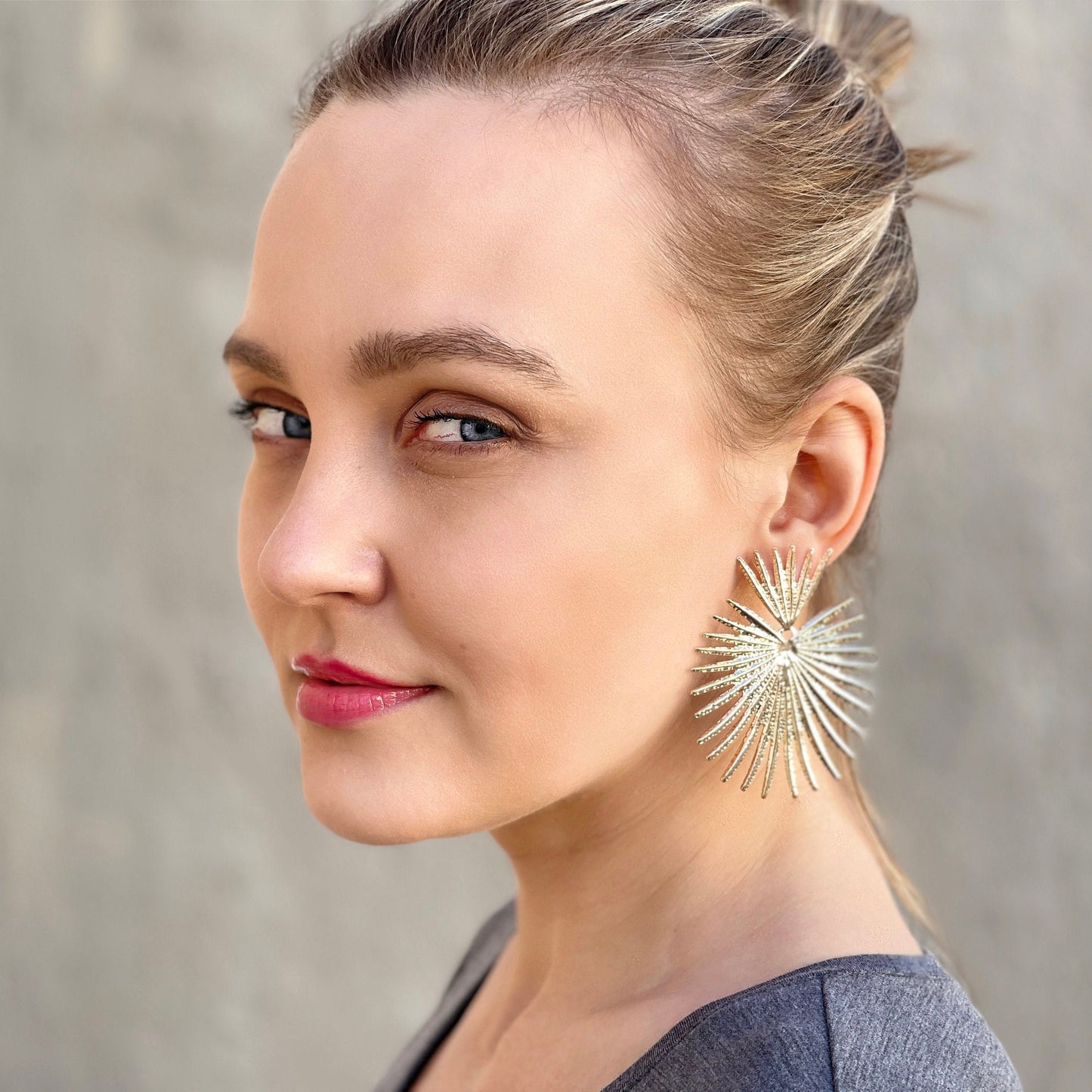 Black Star Earrings