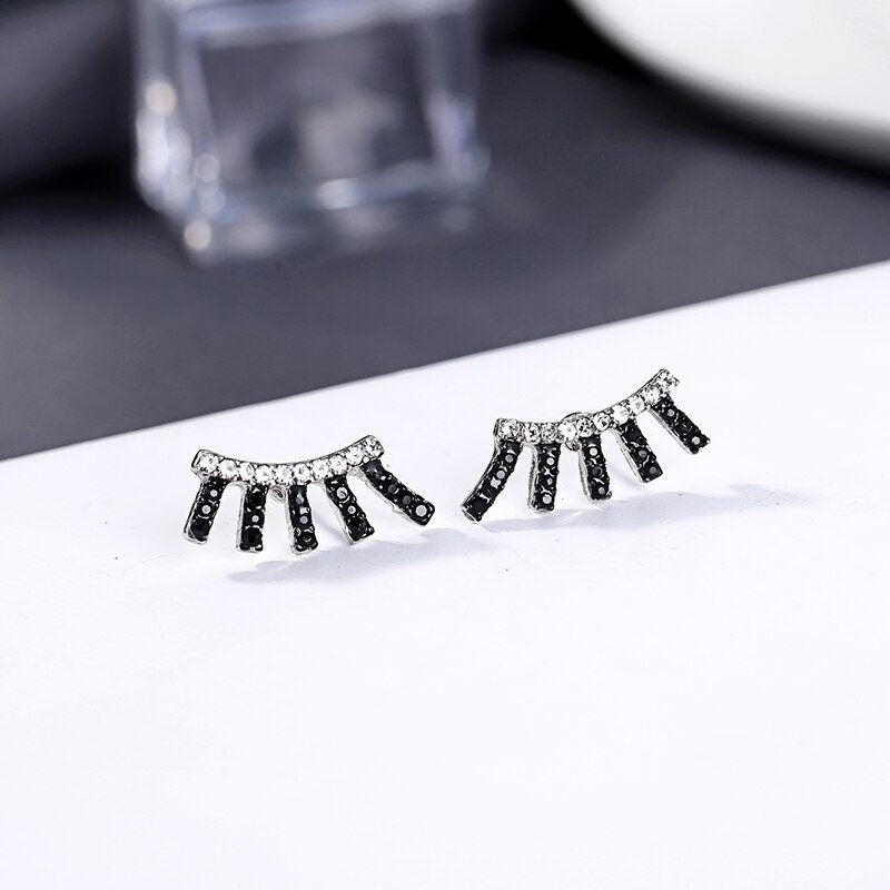 Eyelashes Earrings