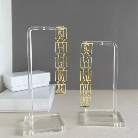 Female Silhouette Earrings