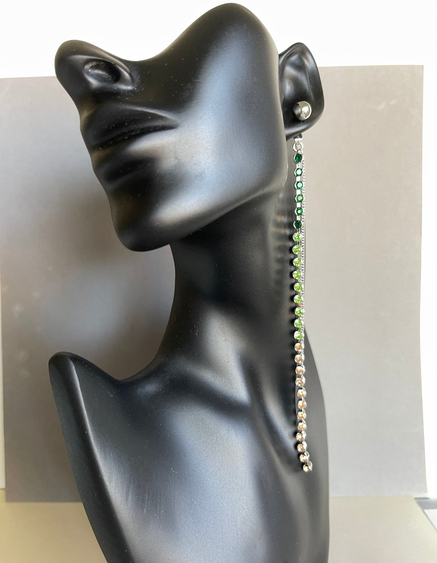 Colorful Rhinestone Single Earrings