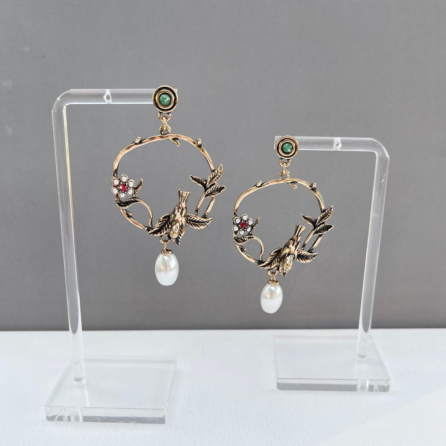 Bird On A Vine Earrings