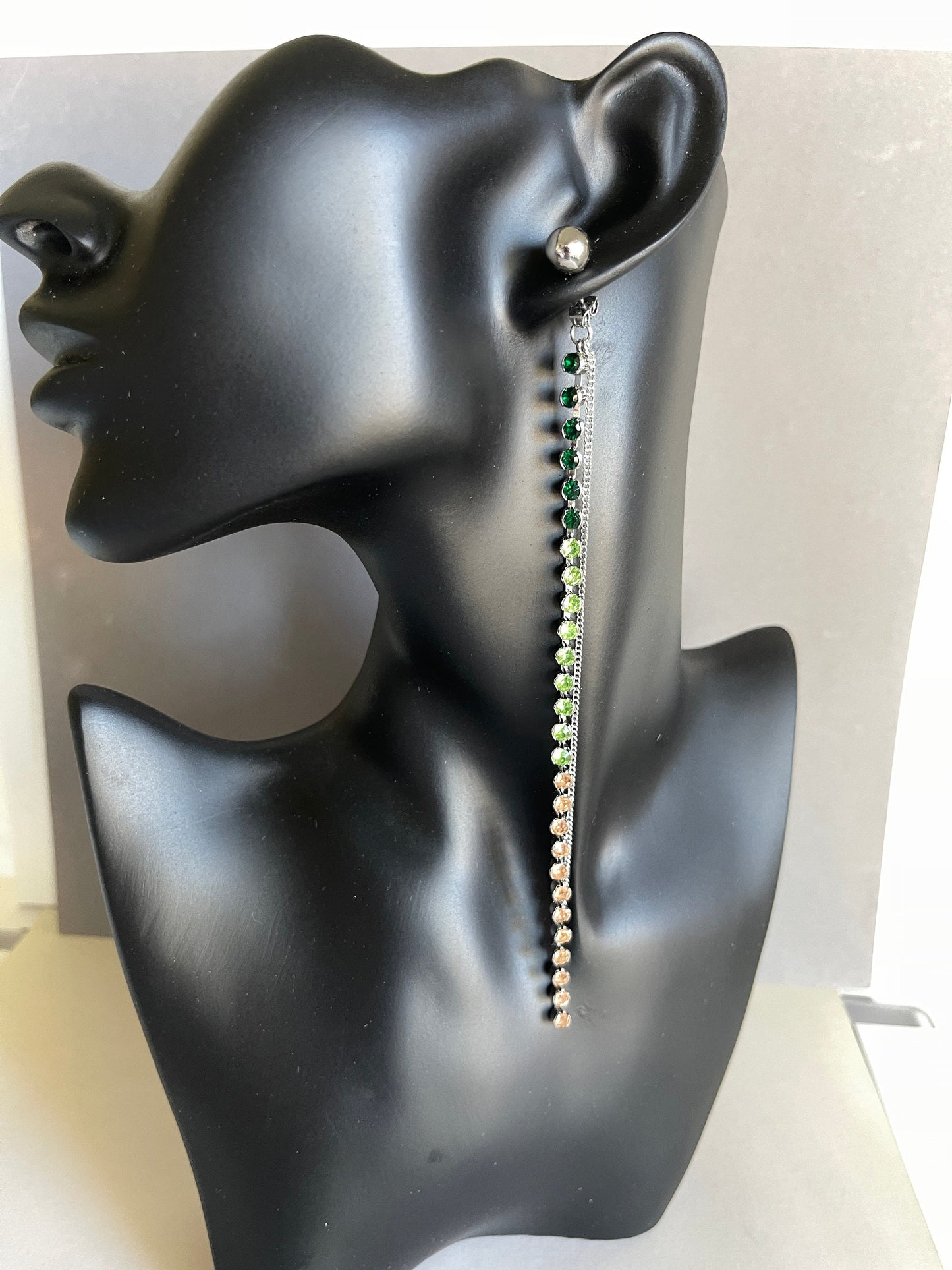 Colorful Rhinestone Single Earrings