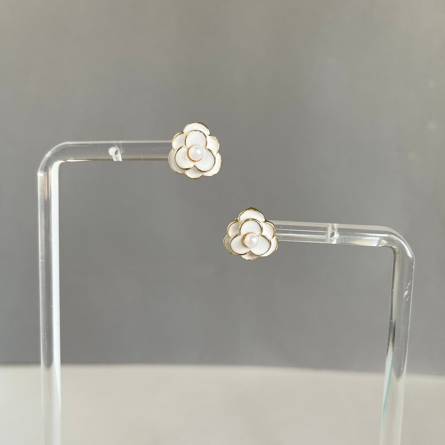 Camellia Flower Earrings