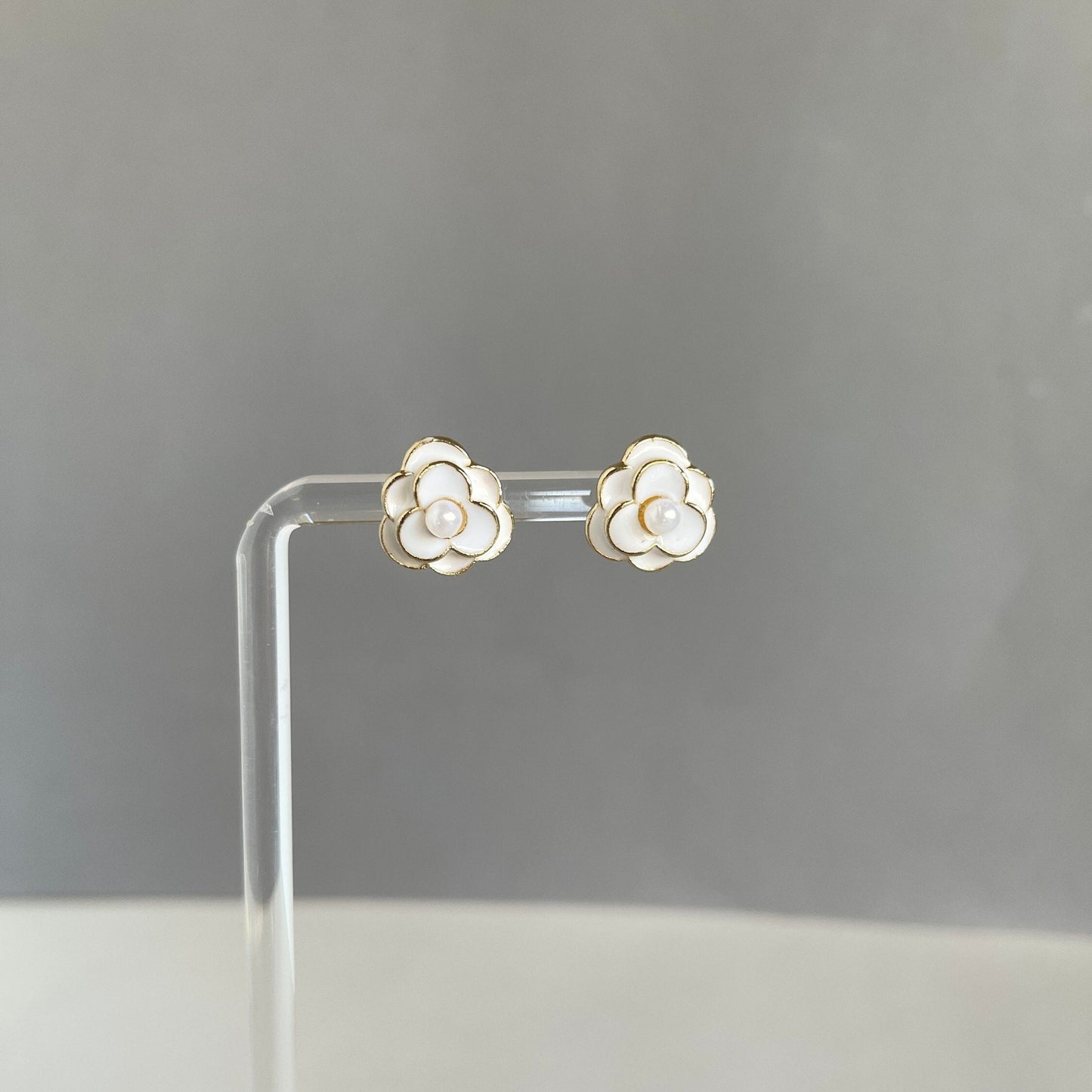 Camellia Flower Earrings