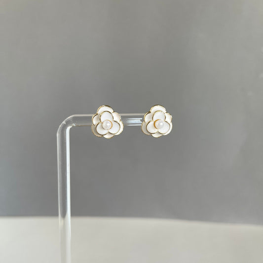 Camellia Flower Earrings