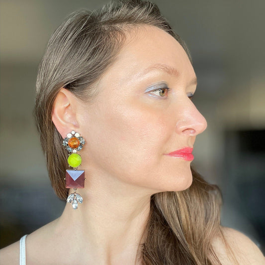 Vintage Crystal Earrings